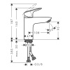 Смеситель для раковины hansgrohe Logis 71101670 черный матовый