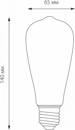 Лампа светодиодная Elektrostandard ST64 F E27 6Вт 3300K a048279