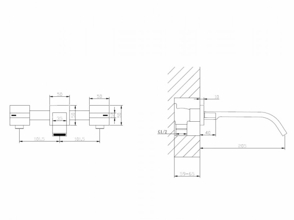 Смеситель для раковины Abber Wasserfall AF8612G золото матовое