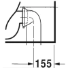Чаша напольного унитаза Duravit ME by Starck 2172090000