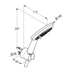 Душевой гарнитур Kludi Freshline 6795005-00