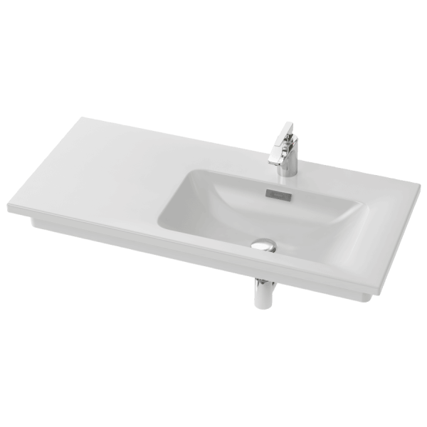 Тумба под раковину Jacob Delafon Vox 100 EB2026-RA-G1C Белый Блестящий Лак