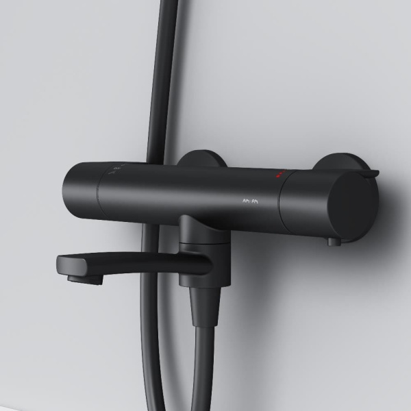 Смеситель для ванны AM.PM X-Joy F85A50022 черный матовый