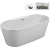 Акриловая ванна Ceruttispa Martigiano CT7766 170x80 см, отдельностоящая, белый