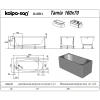 Акриловая ванна Kolpa-San Tamia 531300 160x70 см, белый