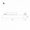 Светильник на штанге Arlight FLAT 033697(1)