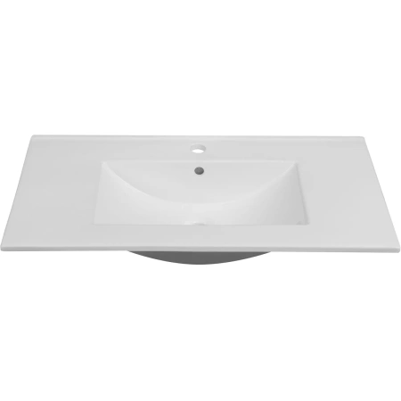 Раковина Oliveeka S2001-80 81x46 см, накладная, белый
