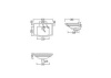 Раковина Devon&Devon Westminster IBLP3FWES