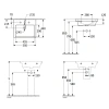 Раковина 55x44 см Villeroy & Boch Subway 3.0 4A705801