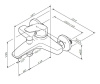 Смеситель для ванны Am.Pm Gem F9010000