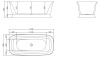 Акриловая ванна BelBagno 170x80 BB400-1700-800