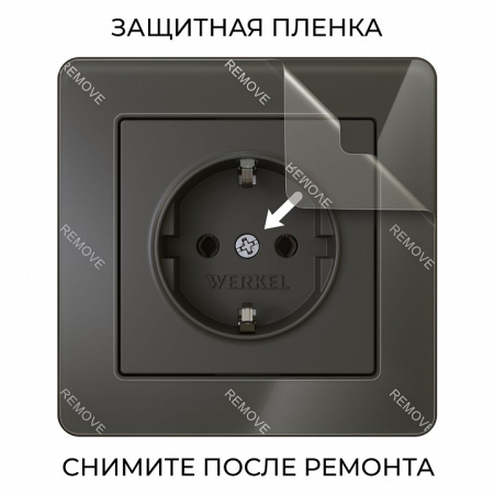 Рамка на 1 пост Werkel Acrylic (черный) W0012708