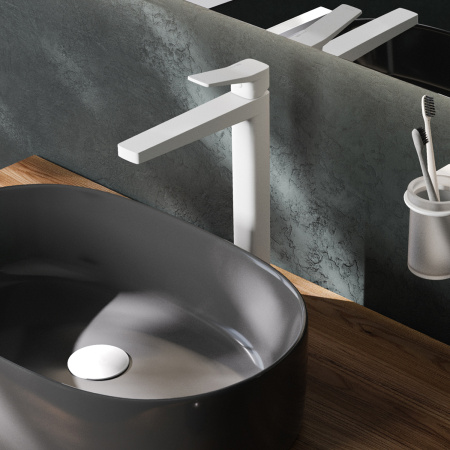 Смеситель для раковины WasserKRAFT Weil 2303H белый матовый