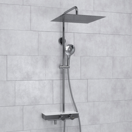 Душевая стойка WasserKRAFT A113.119.101.CH Thermo