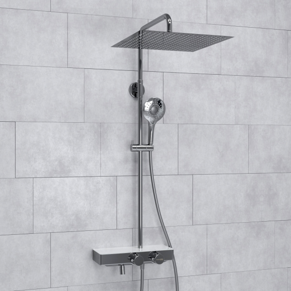 Душевая стойка WasserKRAFT A113.119.101.CH Thermo
