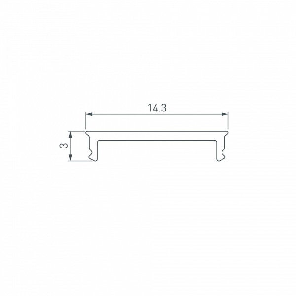 Рассеиватель Arlight SLIM15 056893