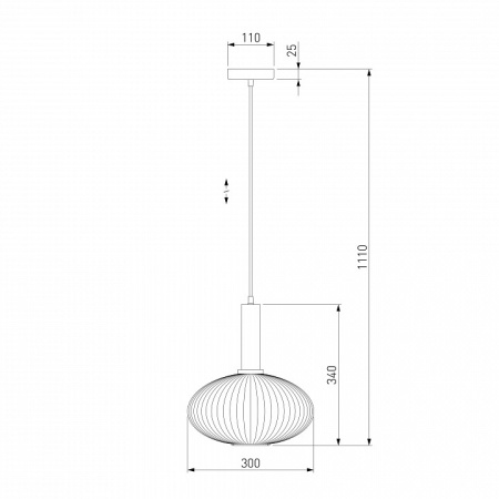 Подвесной светильник Eurosvet Bravo 50183/1 прозрачный