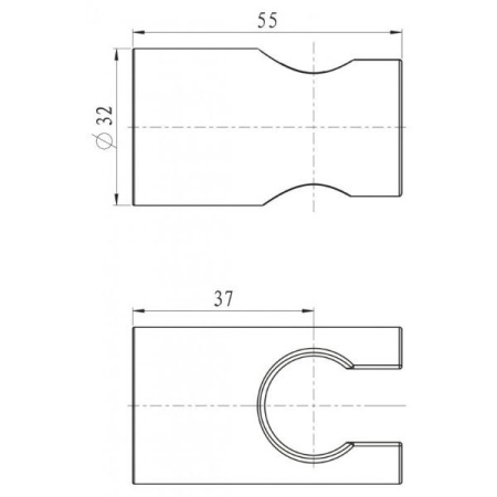 Держатель для душа BelBagno Nova BB-HLD-IN