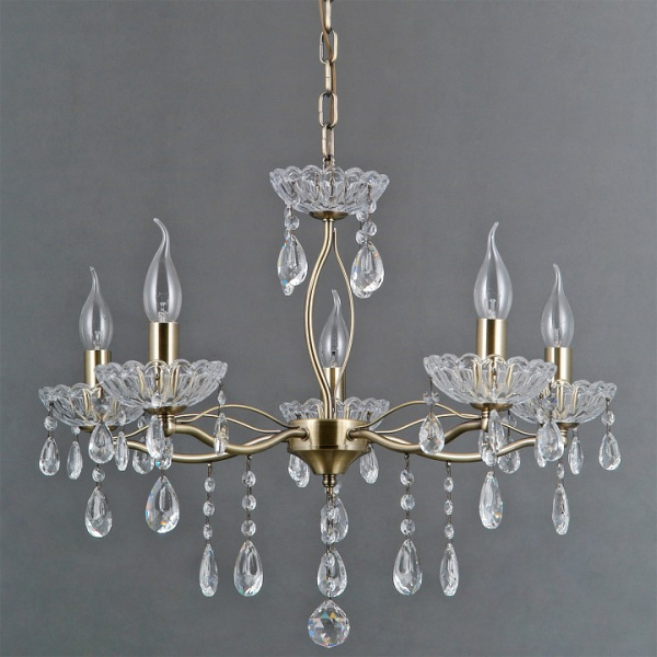 Подвесная люстра ILLUMICO CASTOR IL0265-5PSQ-24 AB CASTOR