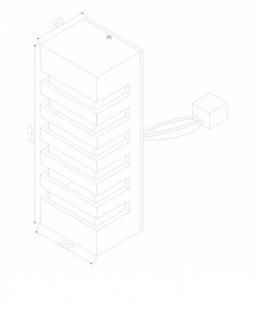 Накладной светильник Maytoni Remsa O034WL-02B