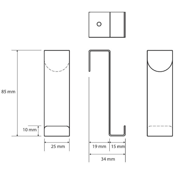 Крючок Bemeta White 101106154