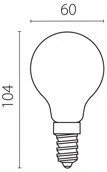 Лампа светодиодная Lightstar FILAMENT E27 8Вт 4000K 933004