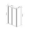 Душевой уголок Vincea Garda VSR-1G9090CL