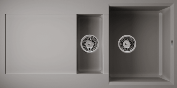 Кухонная мойка Omoikiri Sakaime 100-2 4993562 leningrad grey