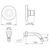 Смеситель для раковины Stella Lucilla LL 01411 CR00