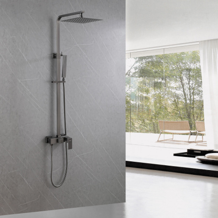 Душевая стойка Abber Daheim AF8220NGL никель