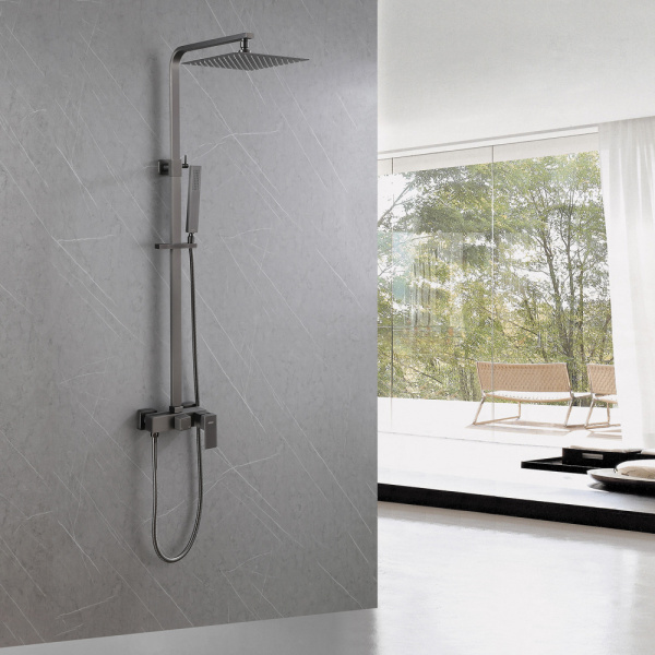 Душевая стойка Abber Daheim AF8220NGL никель