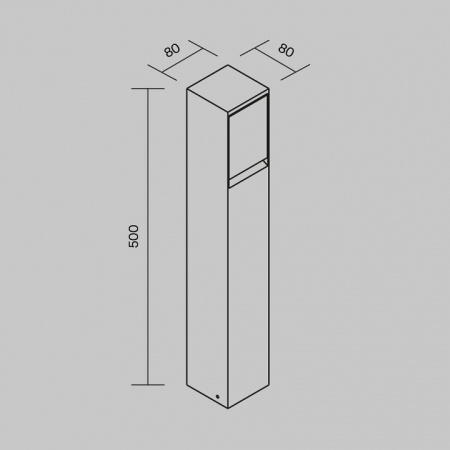 Блок розеток наземный Maytoni Nido O460FL-GF01SC