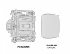 Выключатель одноклавишный без рамки Ambrella Volt Quant MO201010
