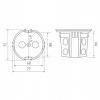 Подрозетник Arlight RMB 044895