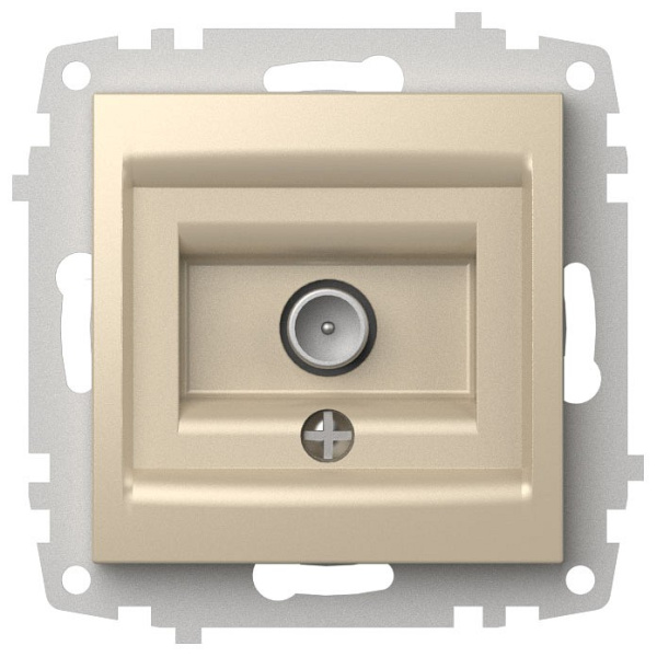 ТВ-розетка оконечная без рамки Elbi Eleсtriс Zena Vega 609-012500-273