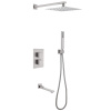 Душевой комплект Abber Daheim AF8250SP с термостатом сатин