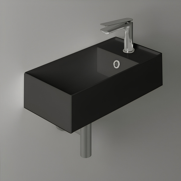 Раковина Simas Agile 50 R AG50 nero matt*1 черная матовая