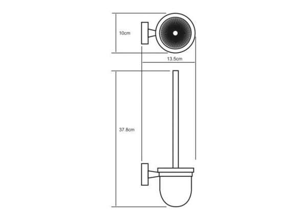 Ершик для унитаза WasserKRAFT Isen K-4027