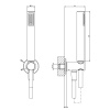 Душевой гарнитур Gessi Inciso 58123#031