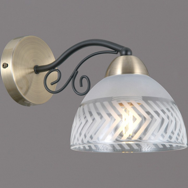 Бра ILLUMICO SPICA IL0435-1WSQ-24 BK AB SPICA