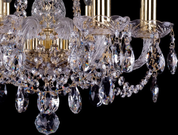 Подвесная люстра Bohemia Ivele Crystal 1402 1402/6/141/G