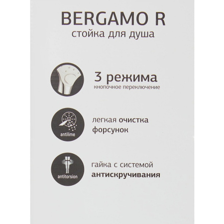 Душевой гарнитур Paini Bergamo R BRCR121L7R