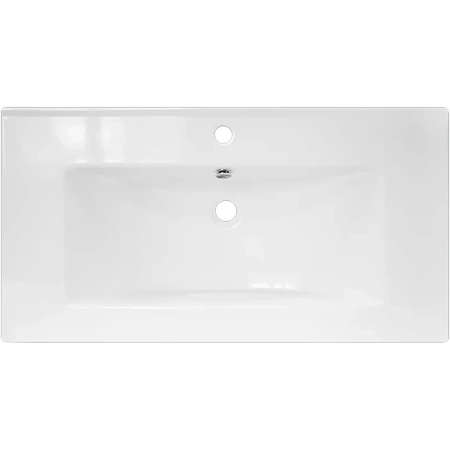 Раковина Misty Quadro QDR90SLWB01 90x47,5 см, накладная, белый