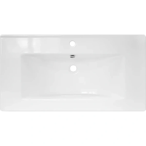 Раковина Misty Quadro QDR90SLWB01 90x47,5 см, накладная, белый