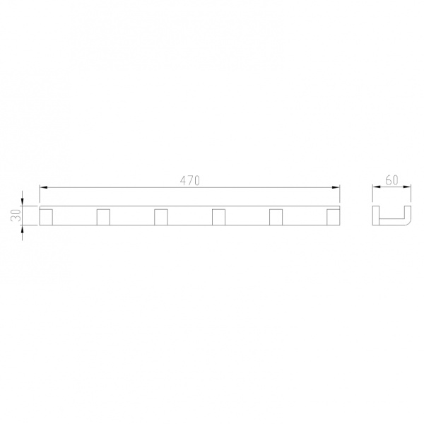 Вешалка Abber Westen AA1752G золото матовое