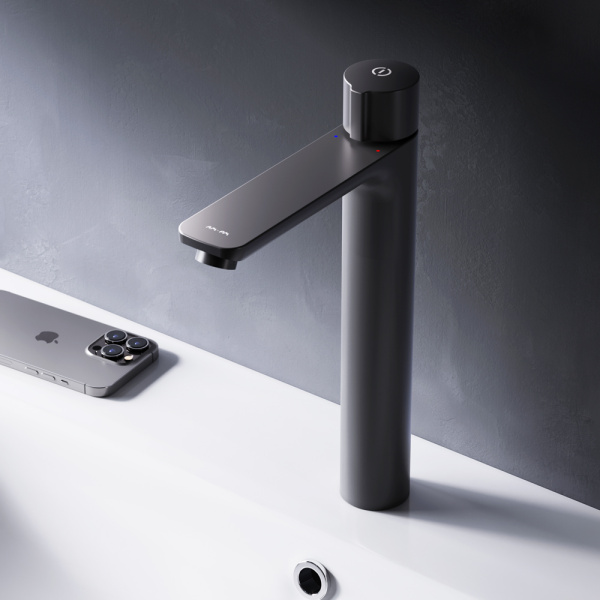 Смеситель для раковины AM.PM X-Joy F85A92522 TouchReel черный