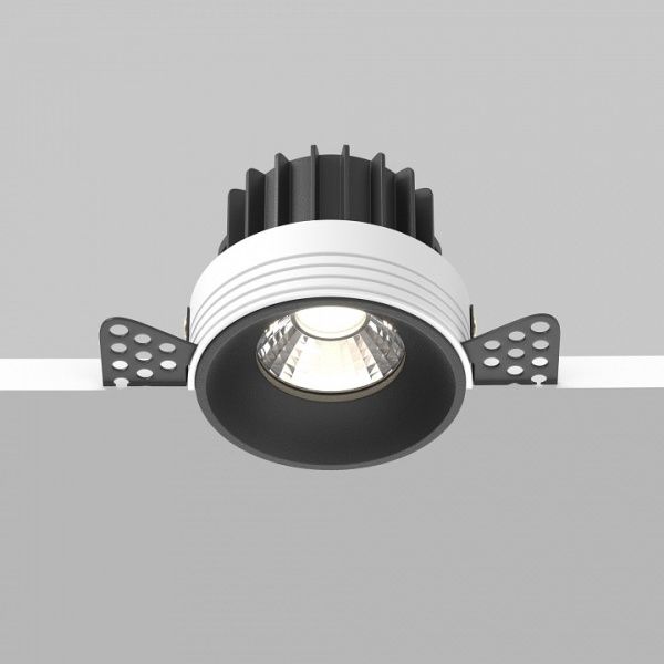 Встраиваемый светильник Maytoni Technical Раунд DL058-12W4K-TRS-B
