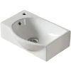 Раковина CeramaLux 78404R 40x28,5 см R, подвесная, белый