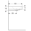 Раковина 90x50 см Geberit Citterio 500.549.01.1