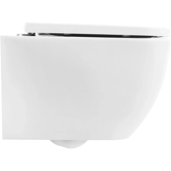 Унитаз подвесной BelBagno Alpina BB10100CHR безободковый, белый